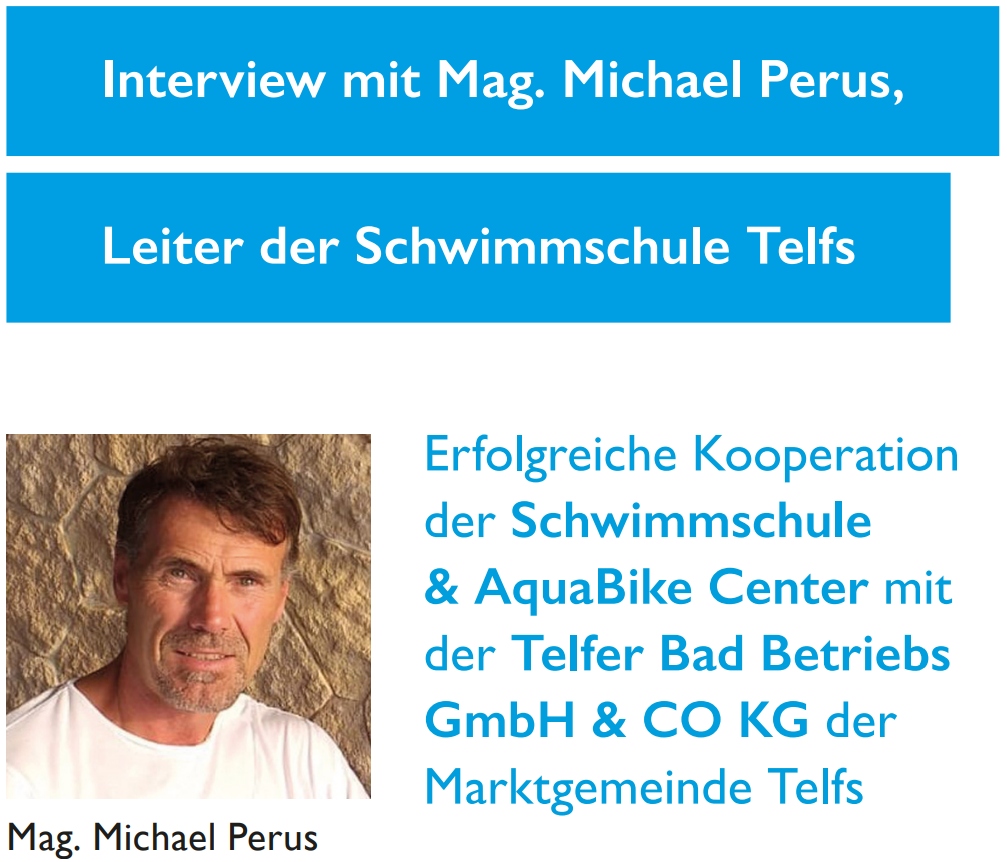 Interview mit Mag. Michael Perus - Leiter der Schwimmschule Telfs