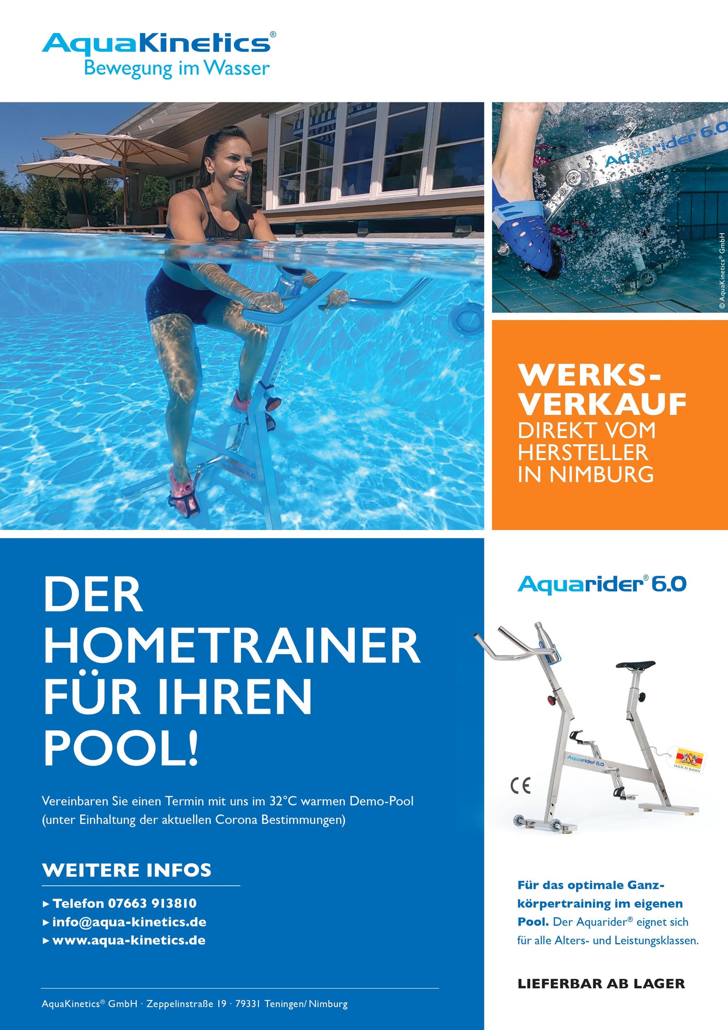 Der Hometrainer für Ihren Pool